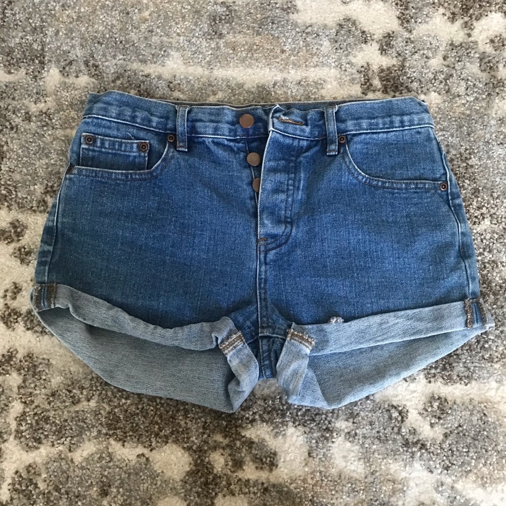 Denim shorts
